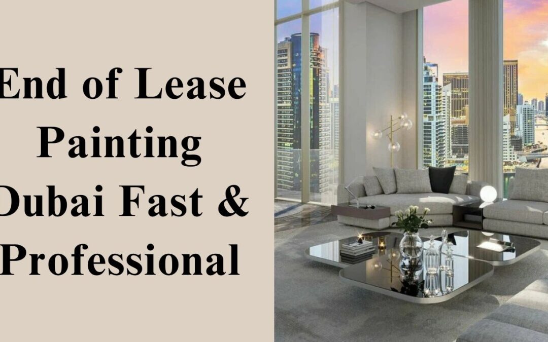 Apartment Move-Out Painting Dubai